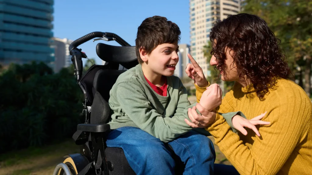 carer out with service user