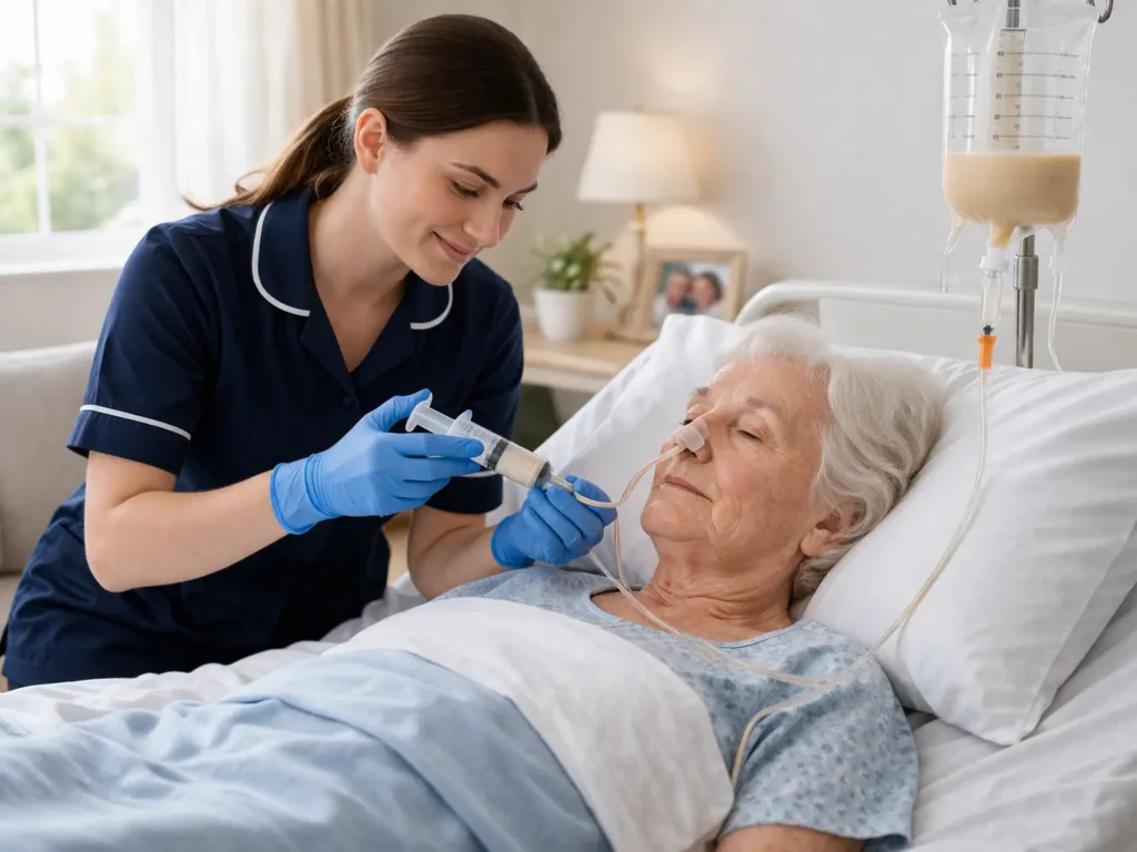 Safe, dignified nutritional support in the comfort of home