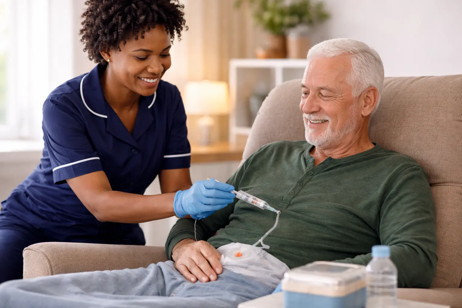 Confident, compassionate stoma care at home